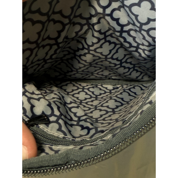 Lug Crossbody Bag in Blue with Butterfly Design - Picture 9 of 12